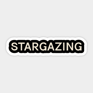 Stargazing Hobbies Passions Interests Fun Things to Do Sticker